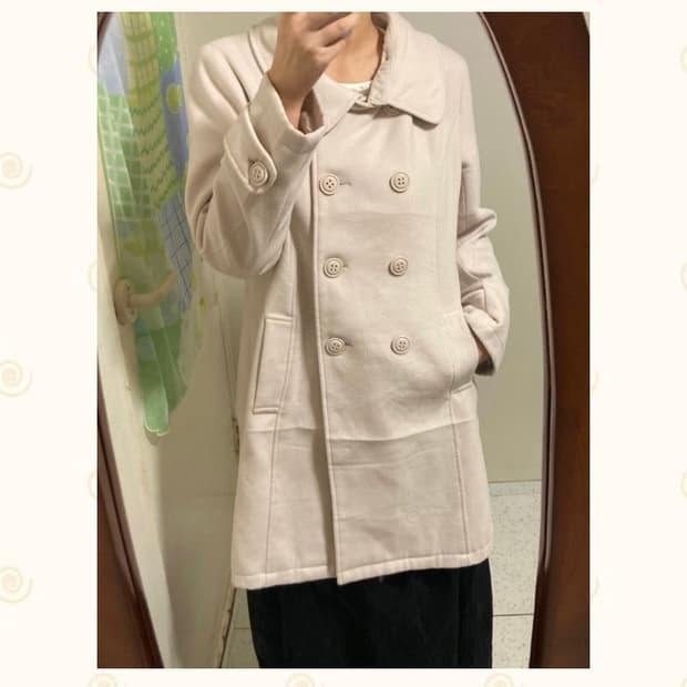 둥근카라 롱 코트