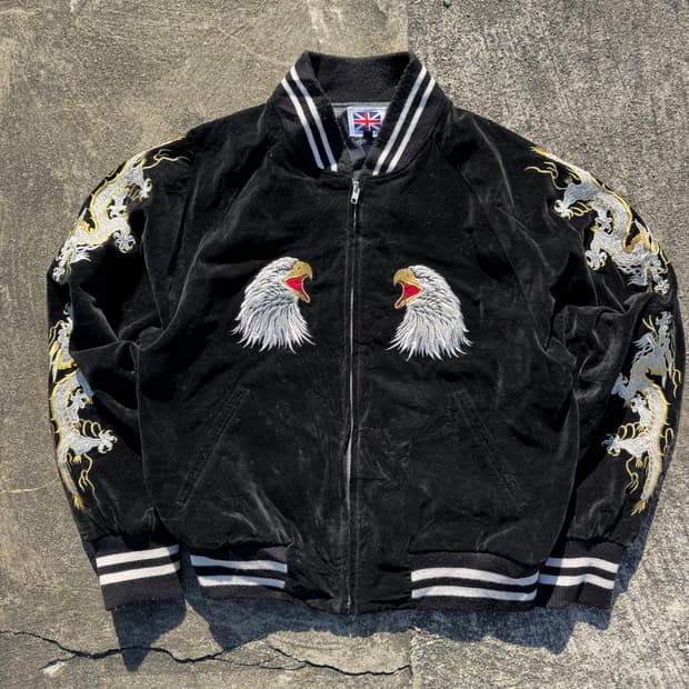 [L] 빈티지 검정 스카쟌