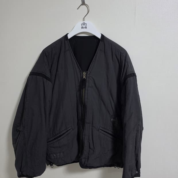 폴리테루 리버시블 라이너 블랙차콜