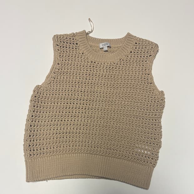 여성 cos 코스 청키 해비 니트 베스트 S ~ M