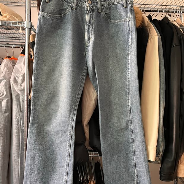 캡틴선샤인 부츠컷 플레어핏 데님 32사이즈