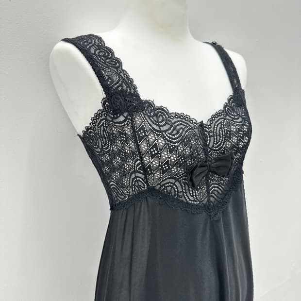 Vintage lace slip dress