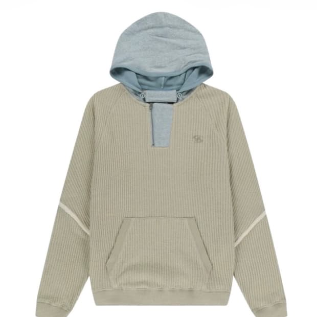 산산기어 리브드 후드 니트 베이지 1사이즈