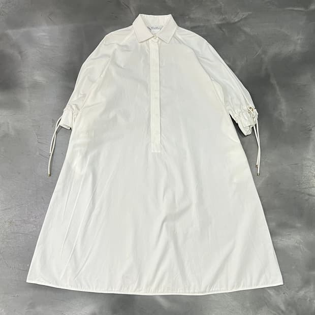  막스마라 화이트 셔츠 원피스 y14570