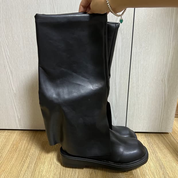 와이드 롱부츠
