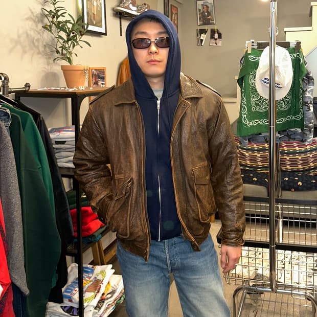 80’s Japanese cow-leather A-2 jacket