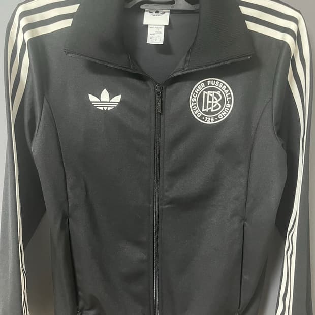 아디다스 독일 125주년 트랙탑 블랙 S 정품