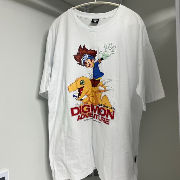 [디지몬 어드벤처] Taichi&Agumon Overfit T-shirt