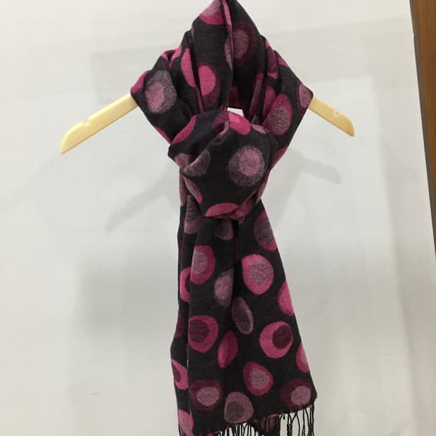일본빈티지 도트 양면머플러