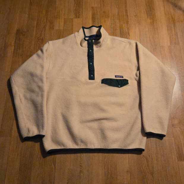 (XL)파타고니아 90s 아이보리/그린 신칠라