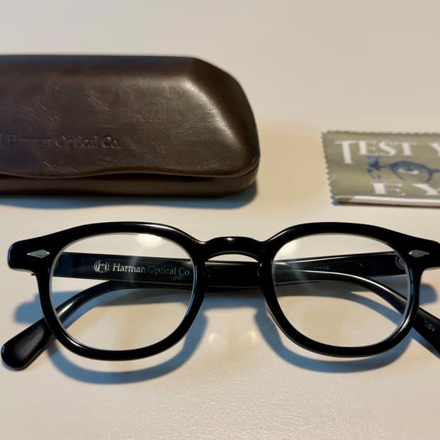 하만옵티컬 월리스 46사이즈 블랙 판매합니다