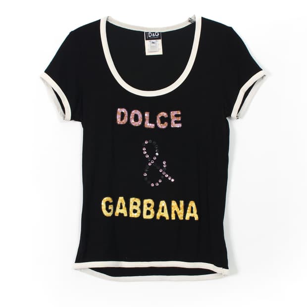 돌체앤가바나 DOLCE&GABBANA 블랙 반팔 티셔츠