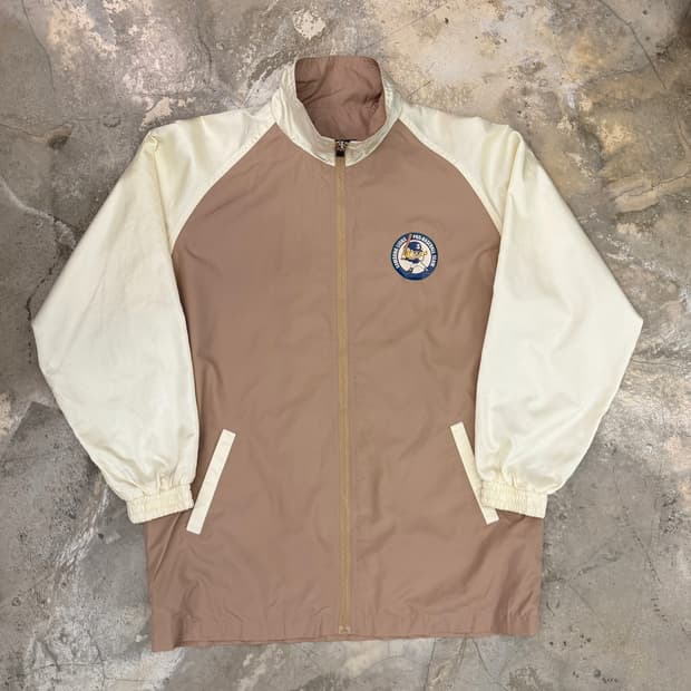 삼성라이온즈 라피도 구형 엠블럼 바람막이 베이지/아이보리