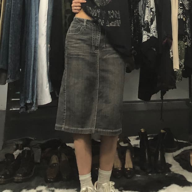 마사키 마츠시마 데님 스커트