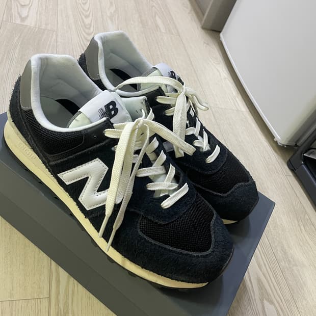 뉴발란스 574 헤리티지 딥블랙
