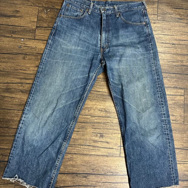 리바이스 503 빈티지 데님 실측사이즈 32 와이드형