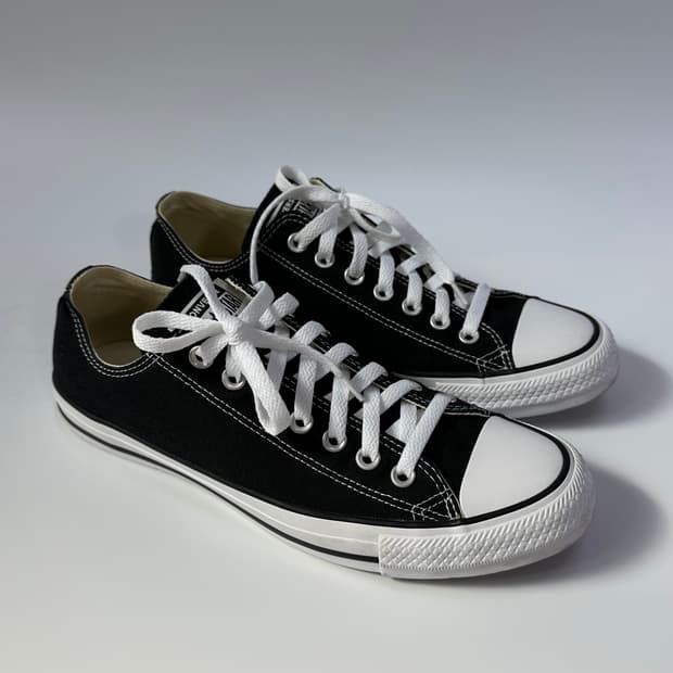 [새상품급] 컨버스 척 테일러 올스타 로우 블랙 스니커즈 275