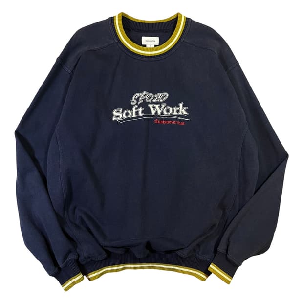 디스이즈네버댓 빅로고 맨투맨