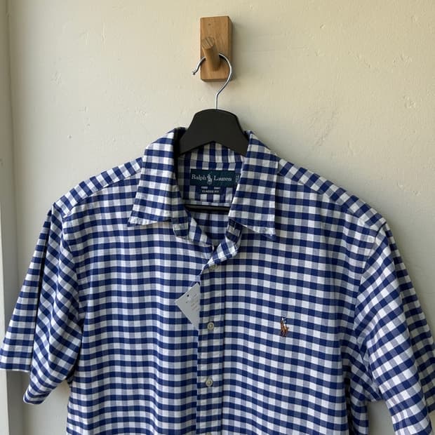 16702 - 폴로 랄프로렌 체크 반팔 셔츠