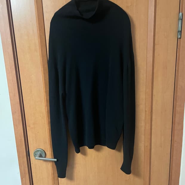 스테디에브리웨어 릴렉스드 울 캐시미어 터틀넥 니트 (블랙) 2사이즈