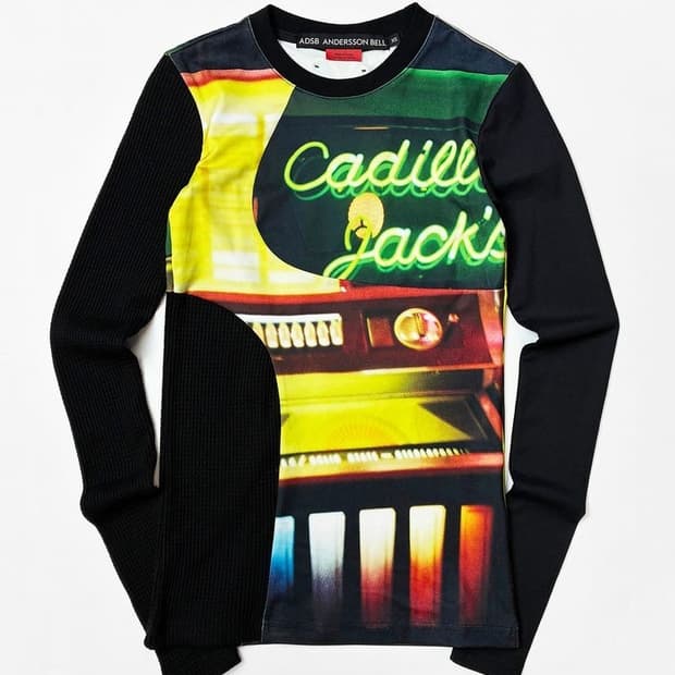 [Andersson Bell] 23FW 사이버펑크 프린트 롱슬리브