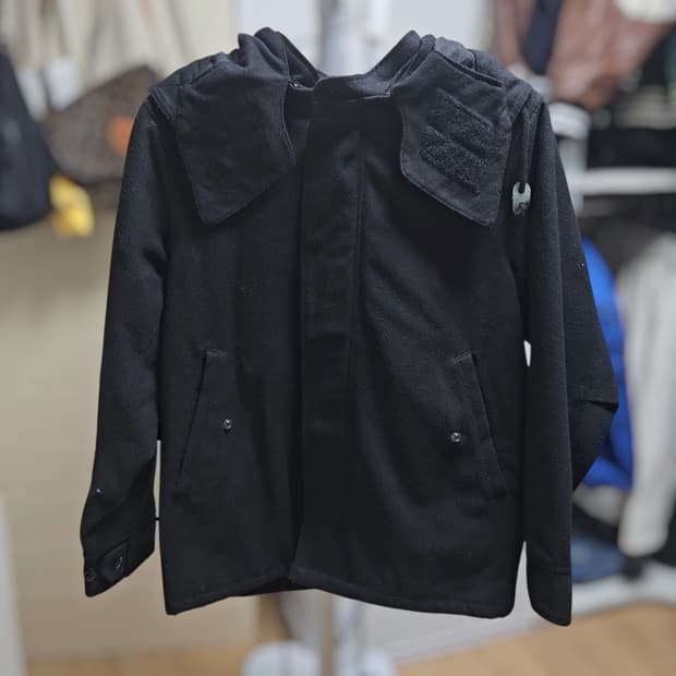 니코앤드 후디드 하프 코트