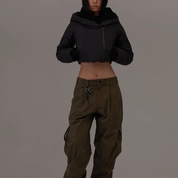 hyeinseo padded shearing jacket 0size