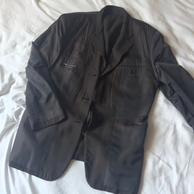 (s)꼼데가르송 옴므 플러스 인사이드 아웃 블레이저