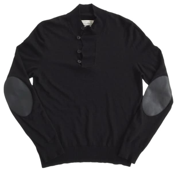 2017 Maison margiela button neck knit