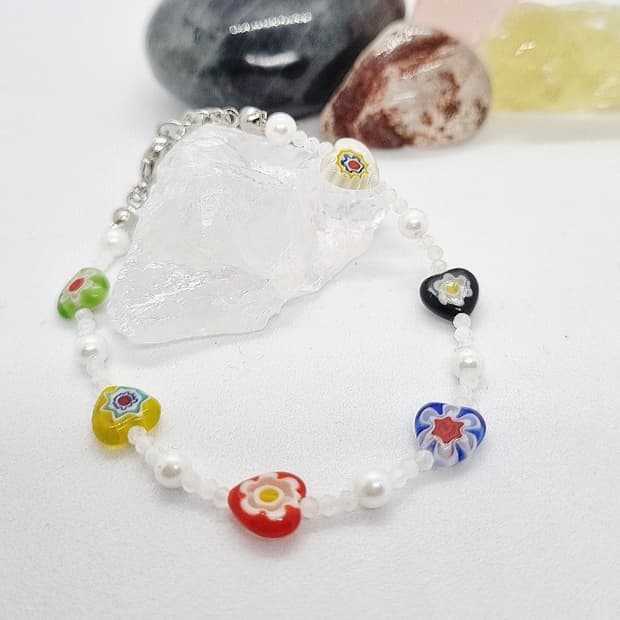 핸드메이드.세제품)베네치아원석팔찌