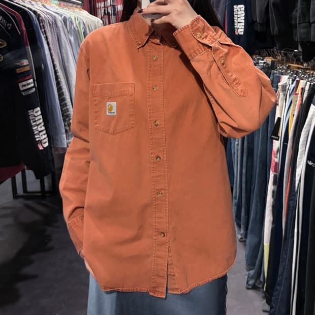 [IM] Carhartt 칼하트 긴팔 셔츠 오렌지
