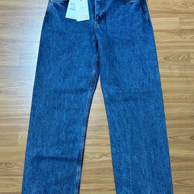 [새제품] 자라 x 스튜디오니콜슨 와이드핏 데님 34