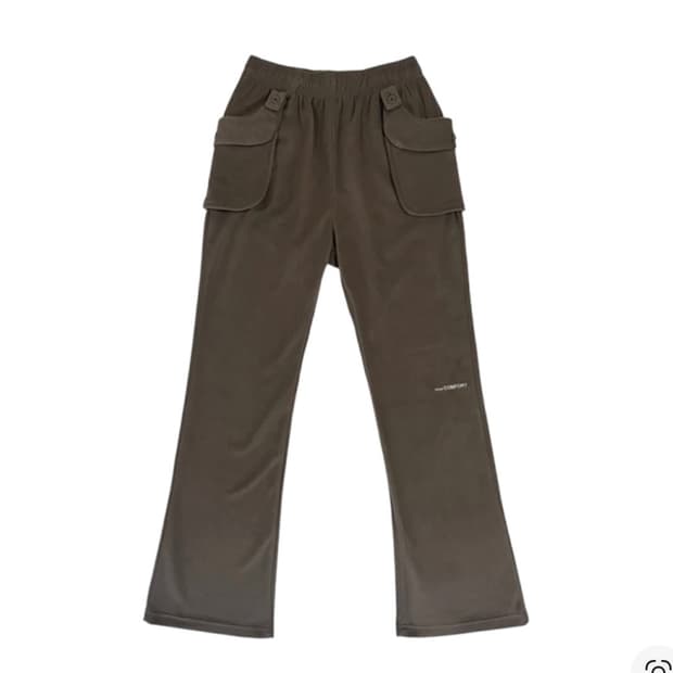 지초이 플리스 포켓 팬츠 밀크 초콜릿 