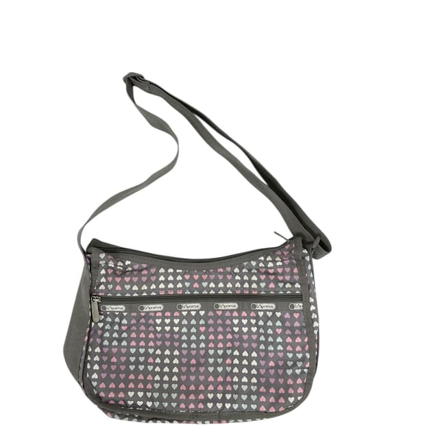 레스포삭 하트 패턴 크로스백