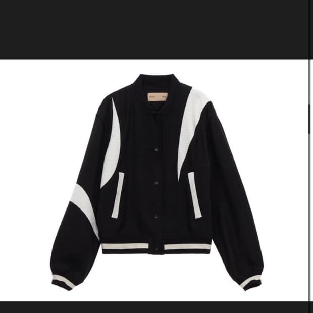 마뗑킴 베이스볼 바시티자켓