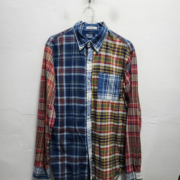 폴로랄프로렌 마드라스 멀티체크 셔츠