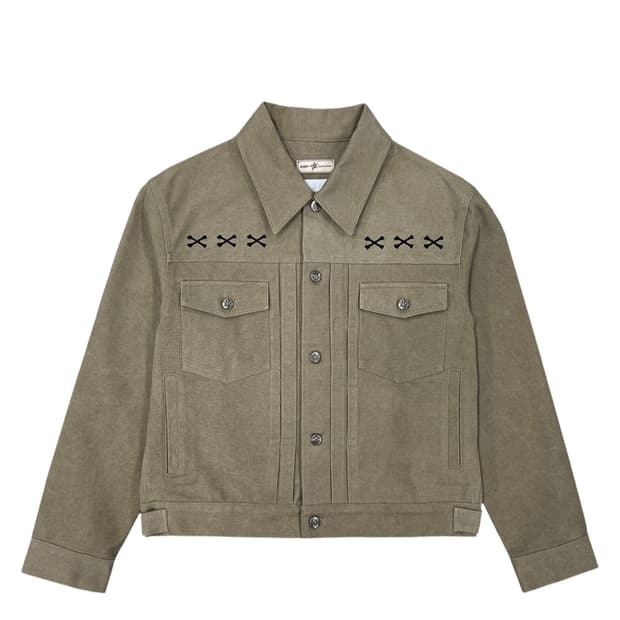 [1] 카미엔 X 아오이로 크롭 트러커 자켓