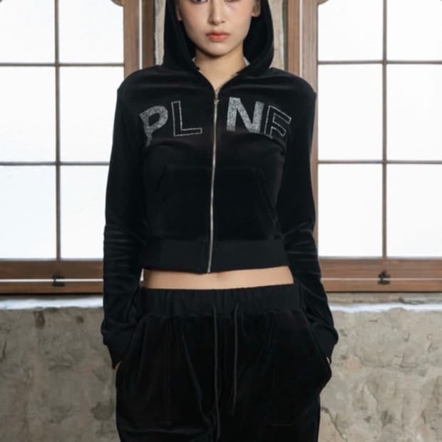 플리즈노팔로우 벨벳 셋업 플노팔 벨로아