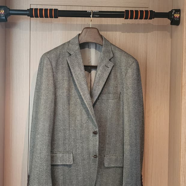 알레그리 헤링본 모직자켓 XL