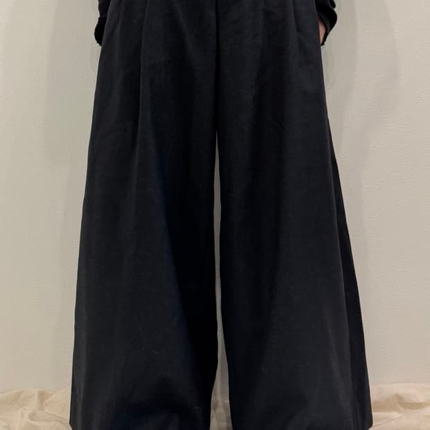 꼼데가르송 옴므 플러스 12aw 턱 와이드 트라우저