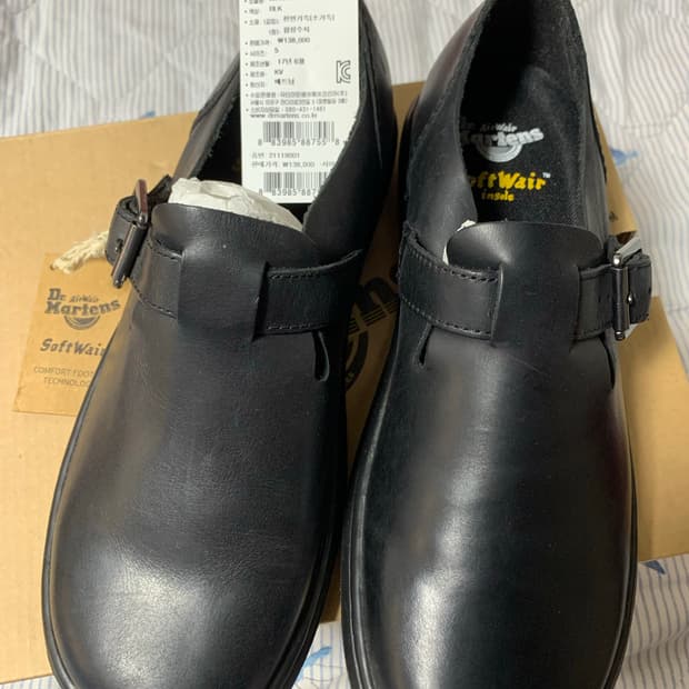 새상품) 닥터마틴 패트리샤 UK5 240 블랙