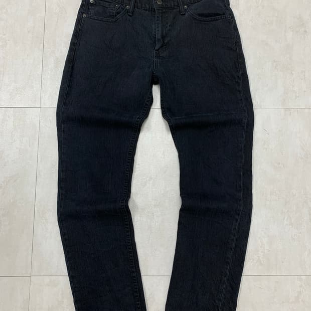 리바이스 511 흑청 데님 팬츠 #256