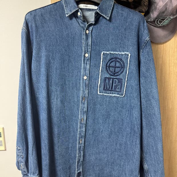 [L]플라스틱프로덕트 데님 셔츠