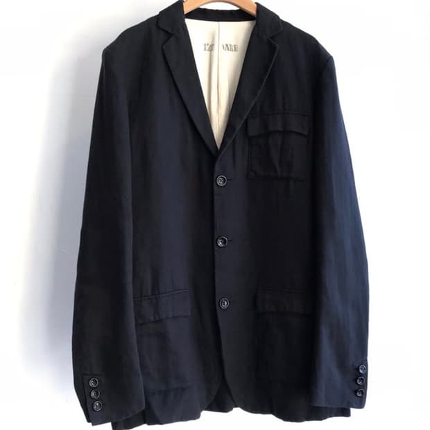 PHASE JAPAN cotton linen tailored jacket