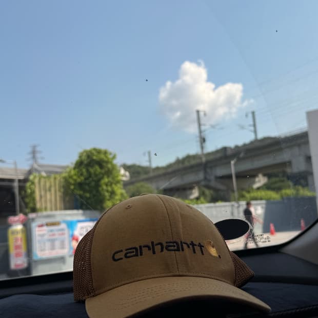 칼하트 샘플 미발매 매쉬 캡 