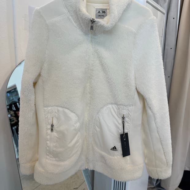 Adidas Women's Fleece Wool Boa Zip Up Jk