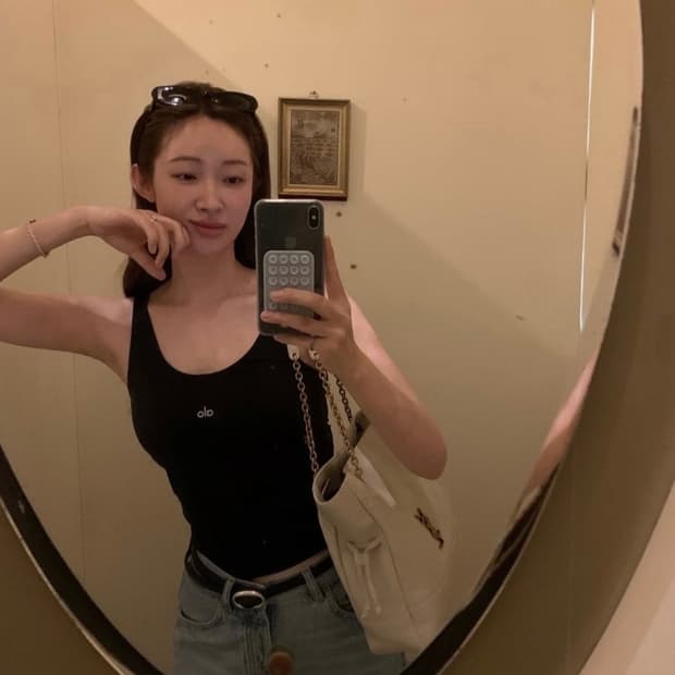 알로 요가 alo Ribbed Prosper Tank 나시 탱크 S