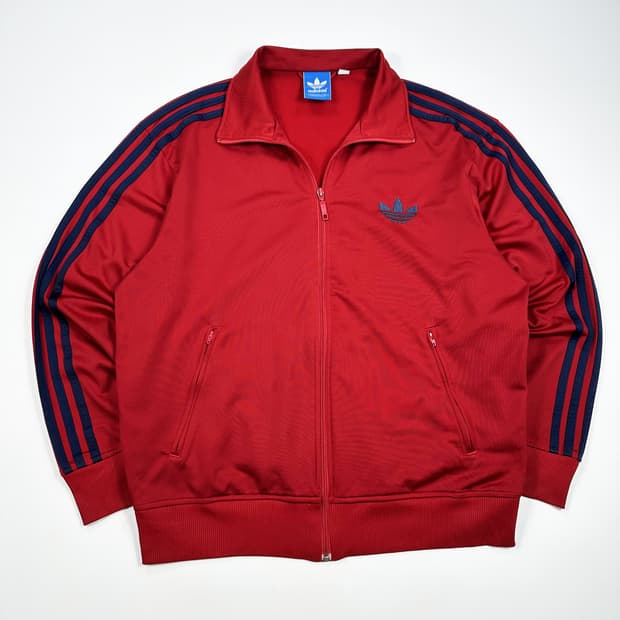 아디다스 og 구형 파이어버드 져지 버건디 레드 2XL