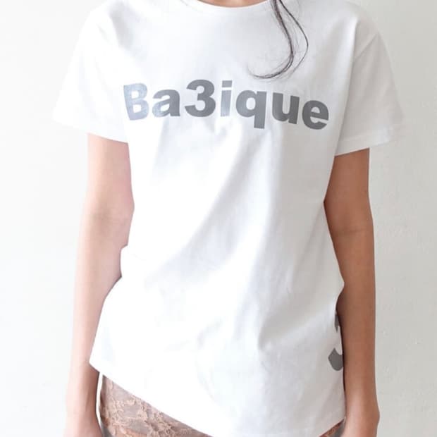 샵페어리 petit logo t-shirt 로고 티셔츠