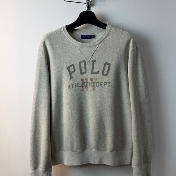 폴로 랄프로렌 뉴욕 아치 로고 맨투맨 